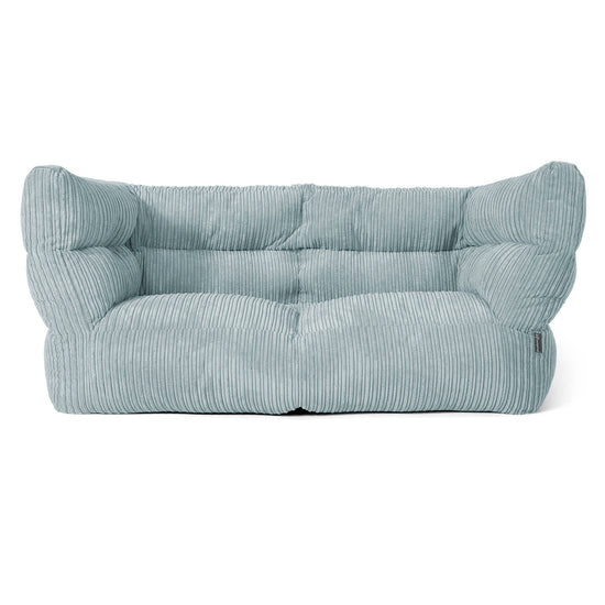 2-Sitzer Louis Sitzsacksofa - Cord Mintgrün 01