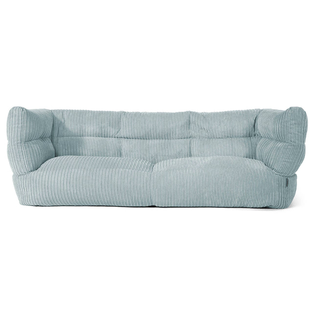 3-Sitzer Louis Sitzsacksofa - Cord Mintgrün 01