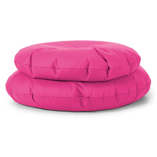 Flexforma Runder Kinder-Sitzsack als Bodenkissen 2-14 Jahre - Pflegeleicht Pink 03