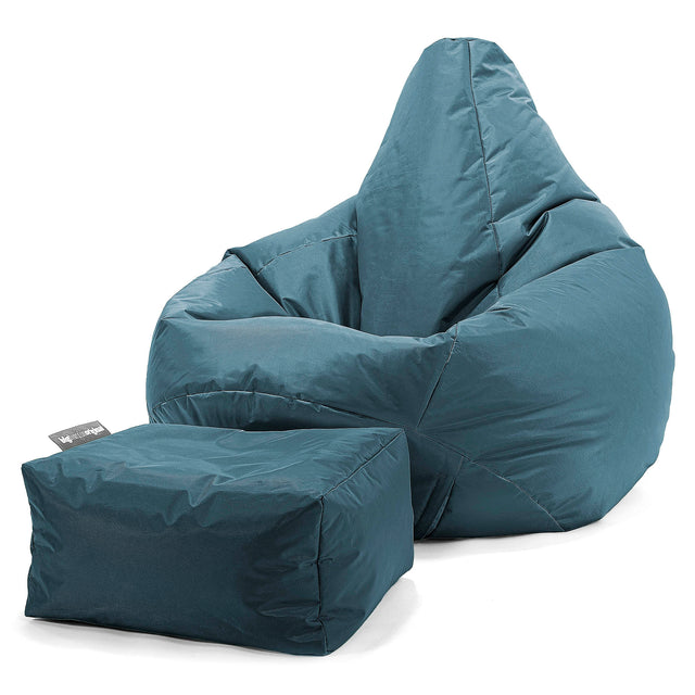 Gaming Sitzsack Sessel Outdoor - SmartCanvas™ Türkis 02