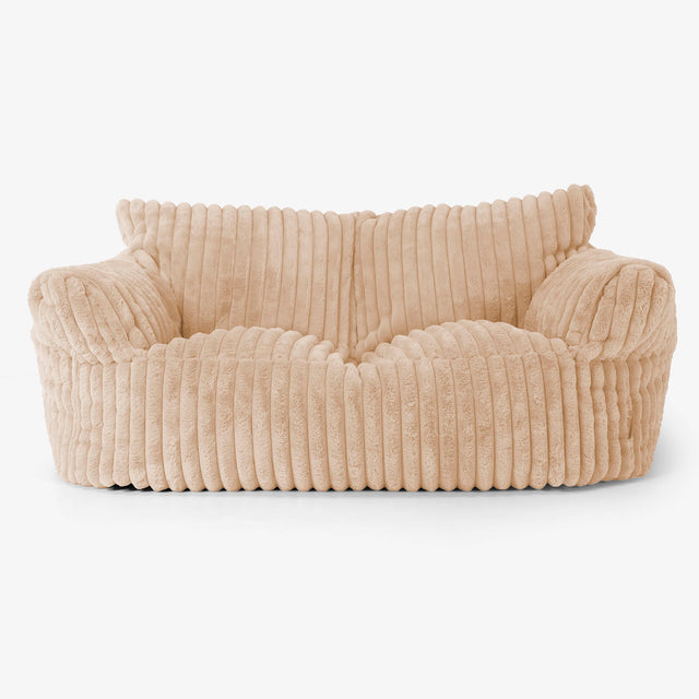 Josephine Sitzsack Sofa - Ultra Plüsch Cord Pfirsich 01