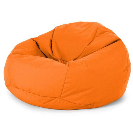 Klassischer Sitzsack Sessel - Pflegeleicht für Draußen Orange 01