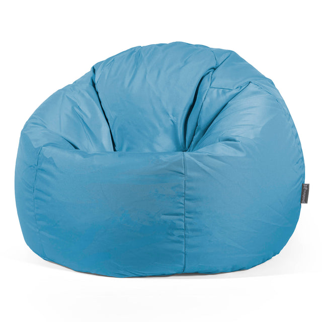 Klassischer Sitzsack Sessel - Pflegeleicht für Draußen Türkisblau 01