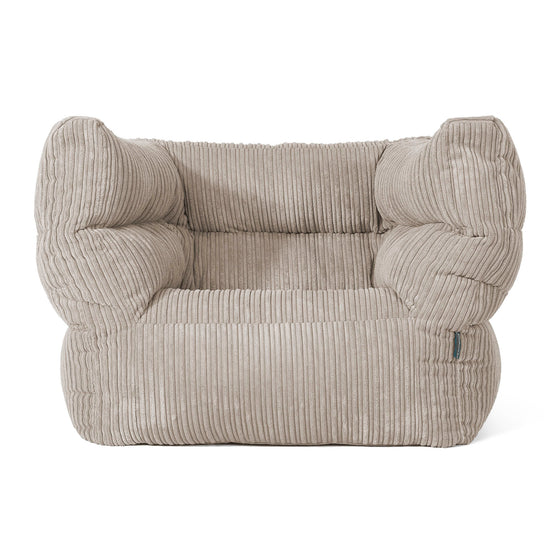 Louis Sitzsack Ohrensessel - Cord Nerzfarben 01