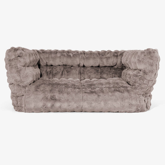 2-Sitzer Albert Sitzsacksofa 2.0 - Bubble Pelz Nerzfarben 01