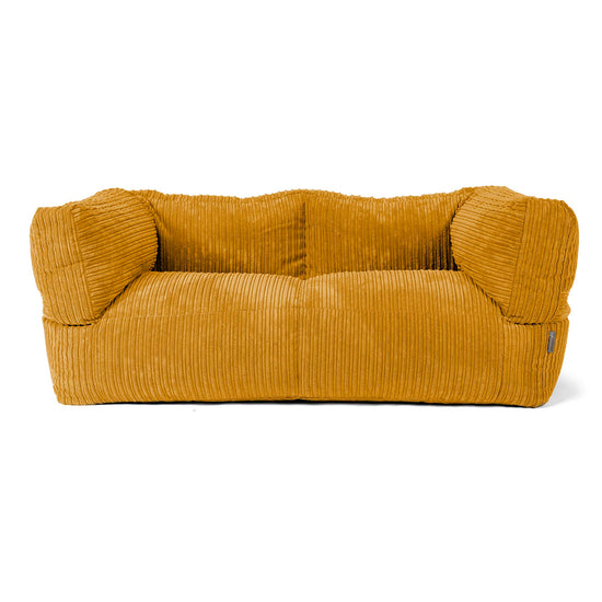 2-Sitzer Albert Sitzsacksofa - Cord Goldhonig 01