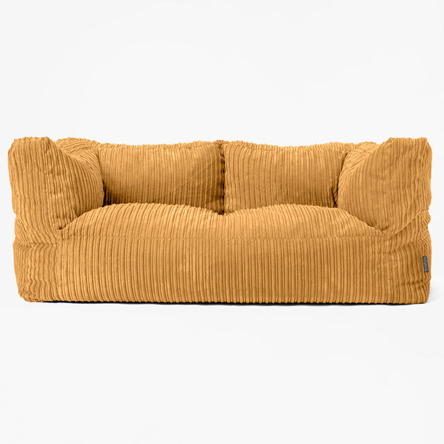 2-Sitzer Albert Sitzsacksofa - Cord Goldhonig 01