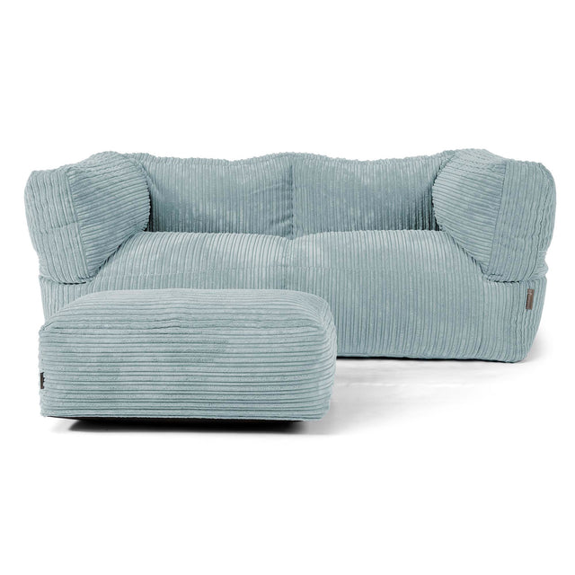 2-Sitzer Albert Sitzsacksofa - Cord Mintgrün 02