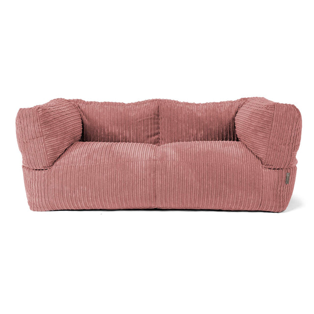 2-Sitzer Albert Sitzsacksofa - Cord Pfirsich 01