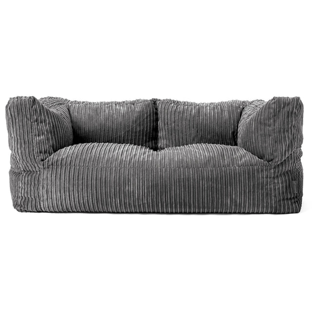 2-Sitzer Albert Sitzsacksofa - Cord Schiefergrau 01