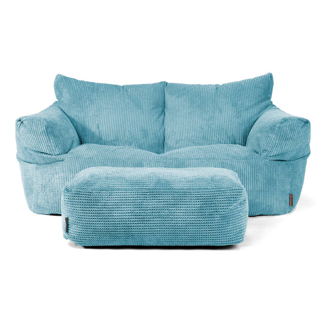 Josephine Sitzsack Sofa - Pom-Pom Türkis 02