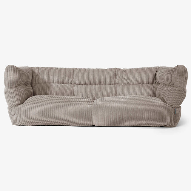 3-Sitzer Albert Sitzsacksofa 2.0 - Cord Beigegrau 01