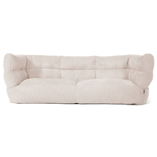 3-Sitzer Albert Sitzsacksofa 2.0 - Cord Elfenbein 01