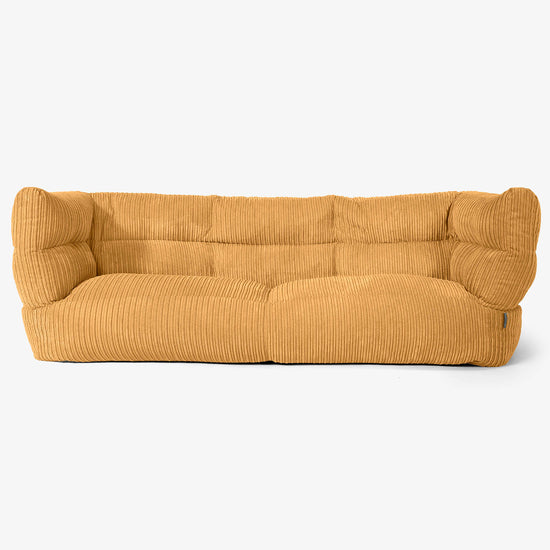 3-Sitzer Albert Sitzsacksofa 2.0 - Cord Goldhonig 01