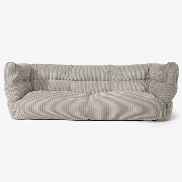 3-Sitzer Albert Sitzsacksofa 2.0 - Cord Nerzfarben 01