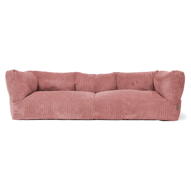 3-Sitzer Albert Sitzsacksofa - Cord Pfirsich 01