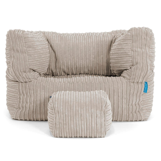 Albert Kinder Sitzsack Sessel 1-5 Jahre - Cord Nerzfarben 03