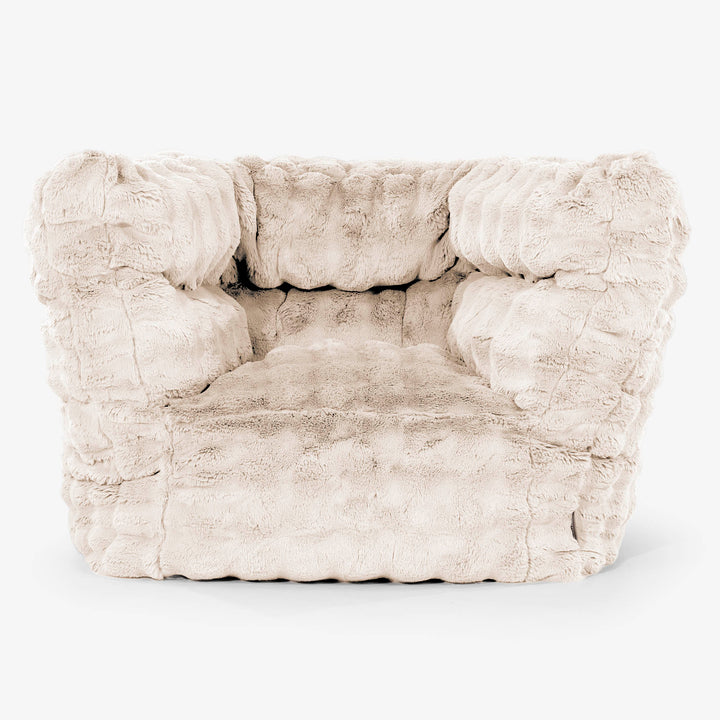Albert Sitzsack Ohrensessel 2.0 - Bubble Pelz Creme 01