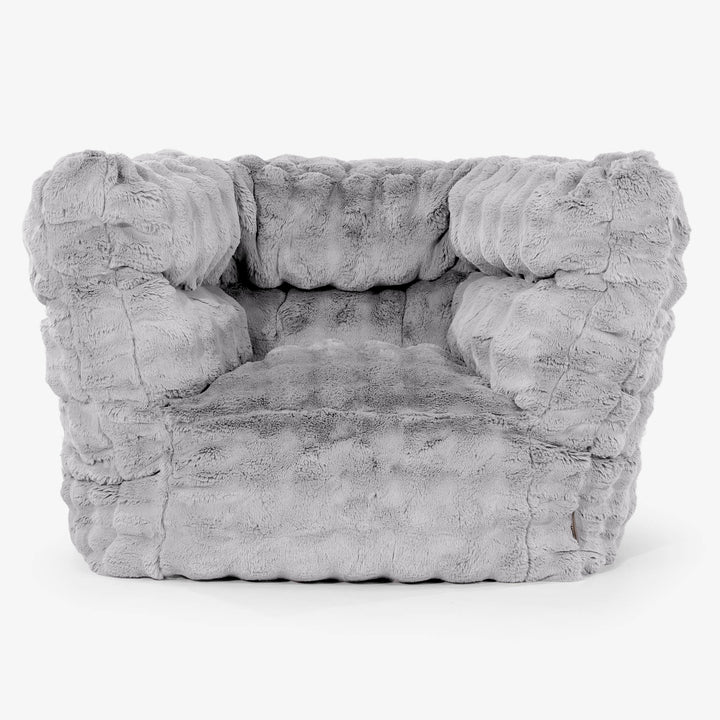 Albert Sitzsack Ohrensessel 2.0 - Bubble Pelz Grau 01