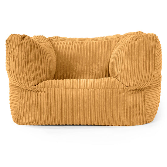Albert Sitzsack Ohrensessel - Cord Goldhonig 01
