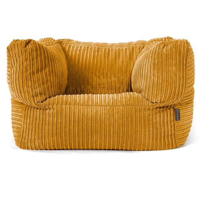 Albert Sitzsack Ohrensessel - Cord Goldhonig 01