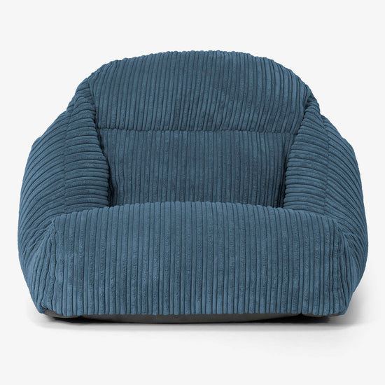 Aya Sitzsack-Bodenstuhl - Cord Marineblau 02
