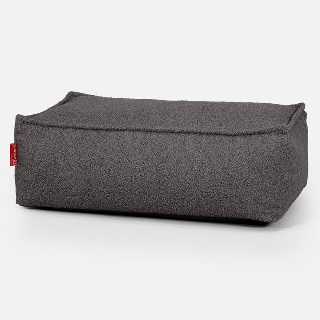 Groß Fußhocker Ersatz Bezug - Bouclé 01