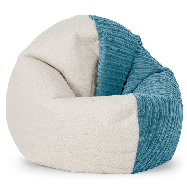 Flexiforma Sitzsackstuhl für Erwachsene Ersatz Bezug - Bouclé & Cord 01
