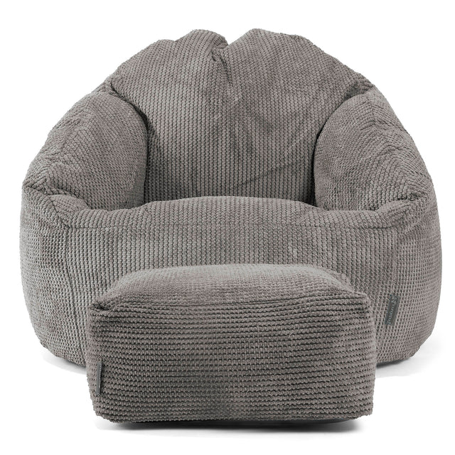 Bubble Sitzsack Sessel - Pom-Pom Anthrazit 02