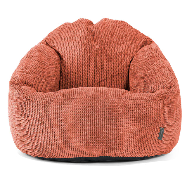 Bubble Sitzsack Sessel - Pom-Pom Kürbisorange 01