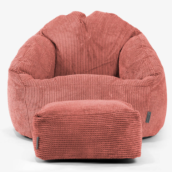 Bubble Sitzsack Sessel - Pom-Pom Kürbisorange 02