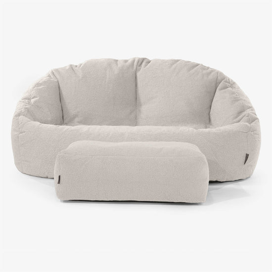 Bubble Sitzsack Sofa - Bouclé Elfenbein 02
