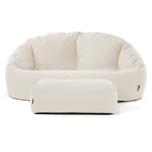 Bubble Sitzsack Sofa - Bouclé Elfenbein 02