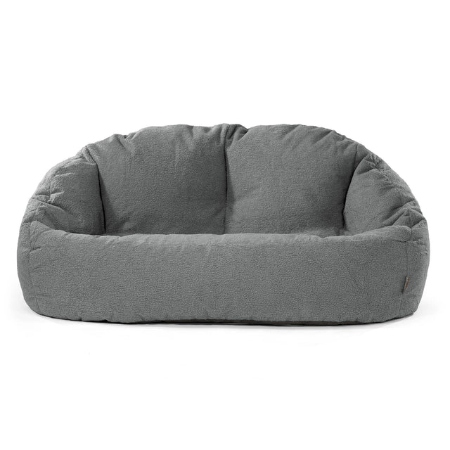 Bubble Sitzsack Sofa - Bouclé Grau 01