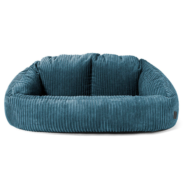 Bubble Sitzsack Sofa - Cord Marineblau 01