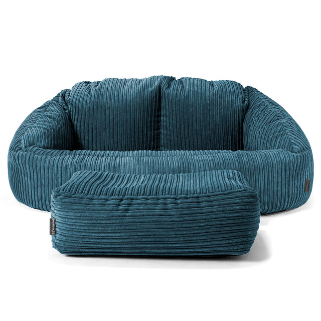 Bubble Sitzsack Sofa - Cord Marineblau 02