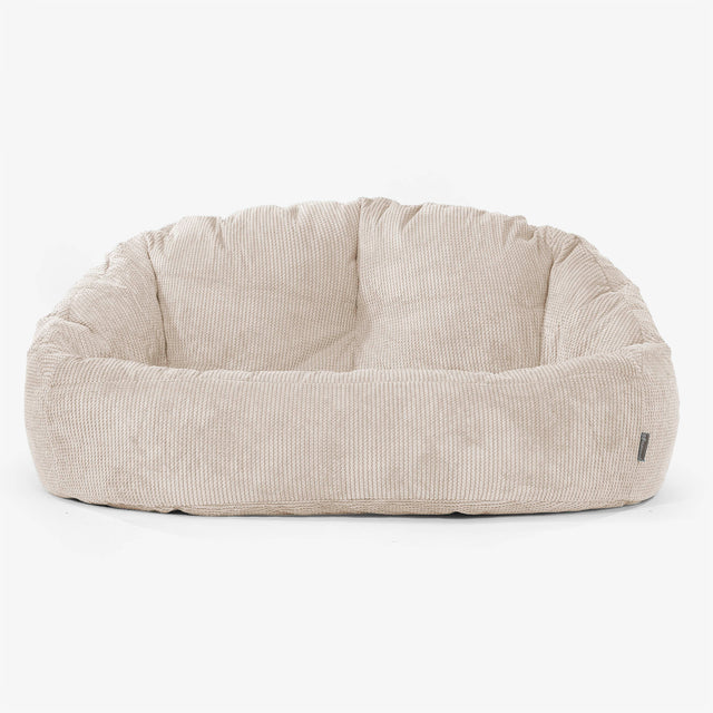 Bubble Sitzsack Sofa - Pom-Pom Creme 01