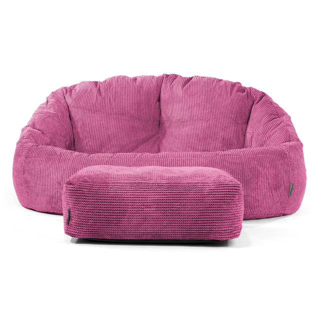 Bubble Sitzsack Sofa - Pom-Pom Pink 02