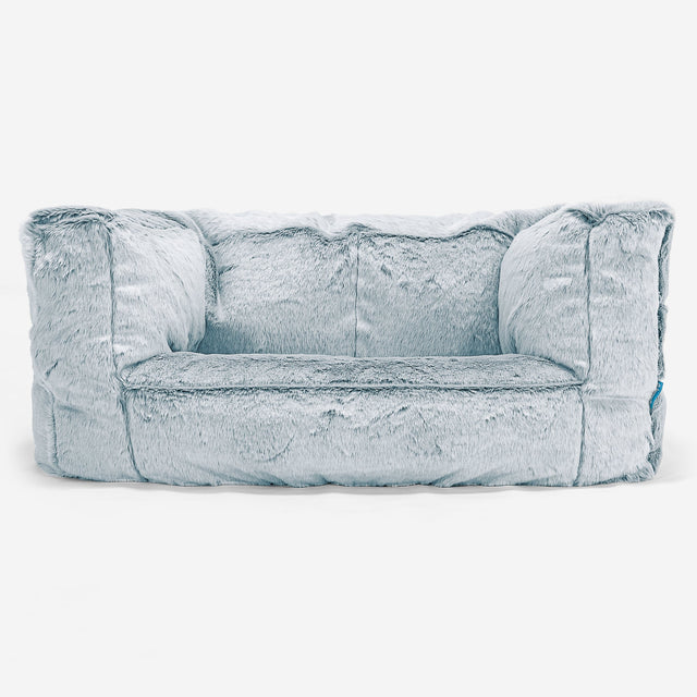 Kindersofa Albert 2-6 jahren Ersatz Bezug - Kaninchen Kunstfell 01