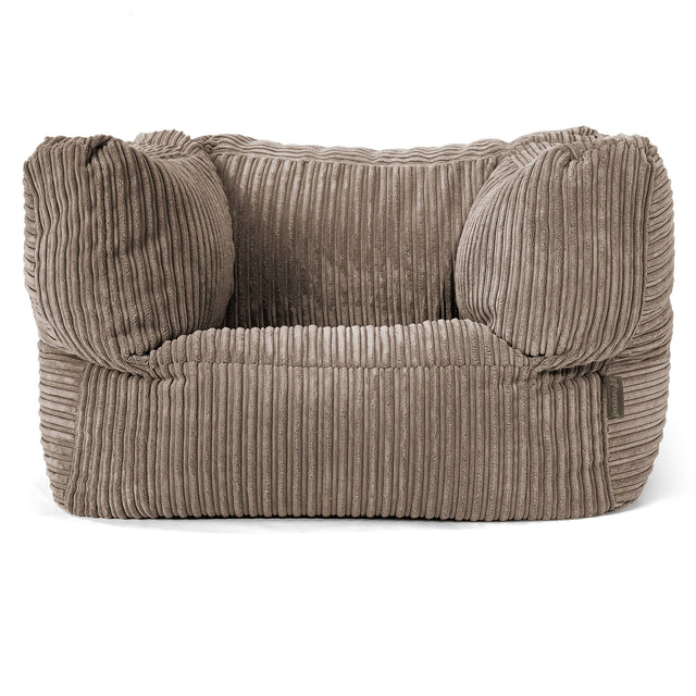 Albert Sitzsack Ohrensessel - Cord Beigegrau 01