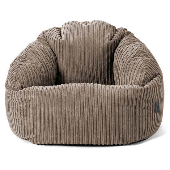 Bubble Sitzsack Sessel - Cord Beigegrau 01