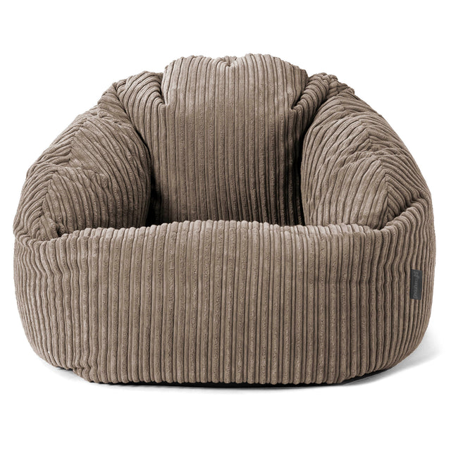 Bubble Sitzsack Sessel - Cord Beigegrau 01