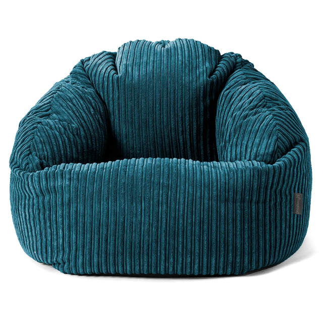Bubble Sitzsack Sessel - Cord Blaugrün 01