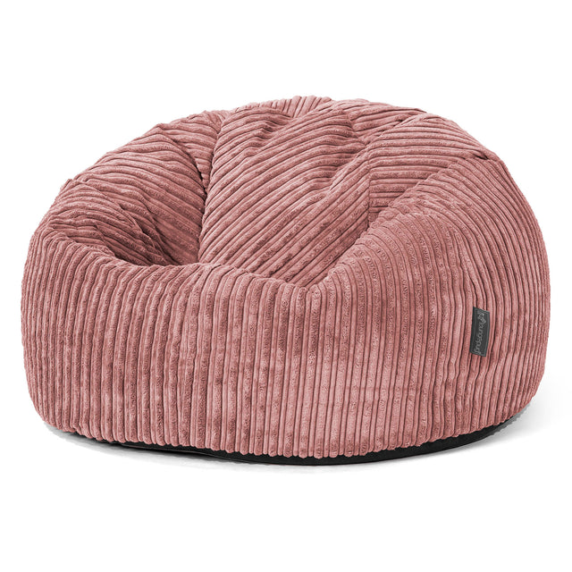 Klassischer Sitzsack Sessel - Cord Pfirsich 01