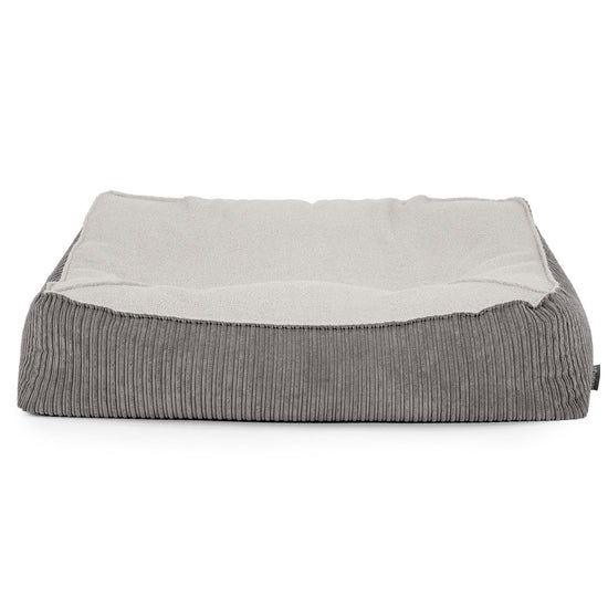 Das Slouchy Sitzsack Sofa - Bouclé & Cord Graphitgrau 02
