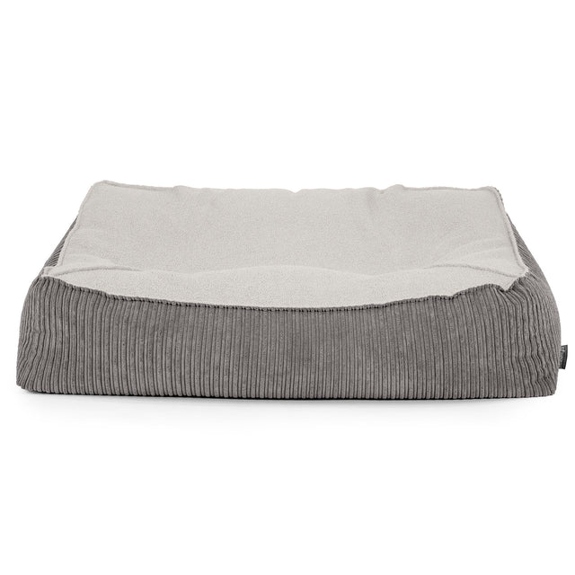 Das Slouchy Sitzsack Sofa - Bouclé & Cord Graphitgrau 02
