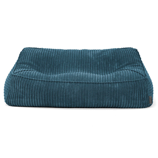 Das Slouchy Sitzsack Sofa - Cord Marineblau 01
