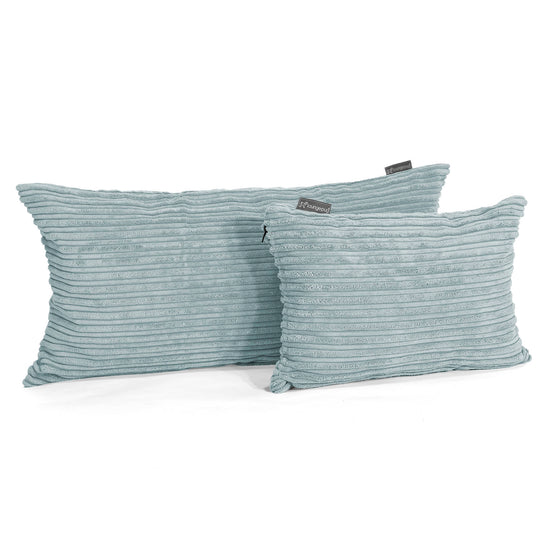 Dekokissen / Sofa Kissenbezug 35 x 50cm - Cord Mintgrün 03