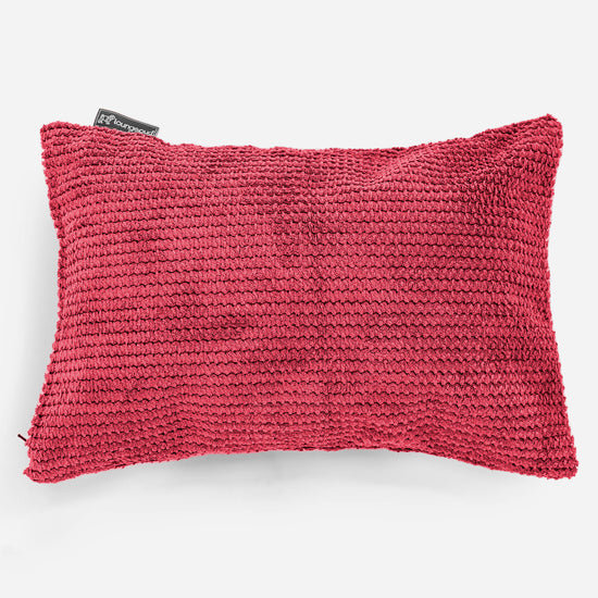 Dekokissen / Sofa Kissenbezug 35 x 50cm - Pom-Pom Pastellrot 01