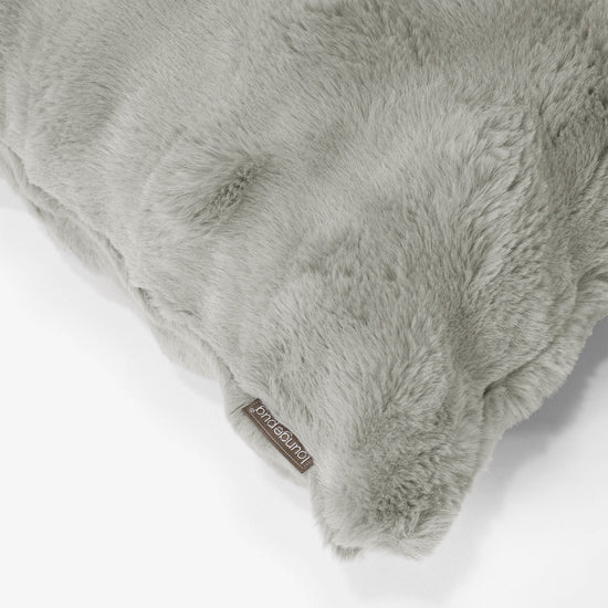 Dekokissen / Sofa Kissenbezug 47 x 47cm - Bubble Pelz Salbeigrün 02